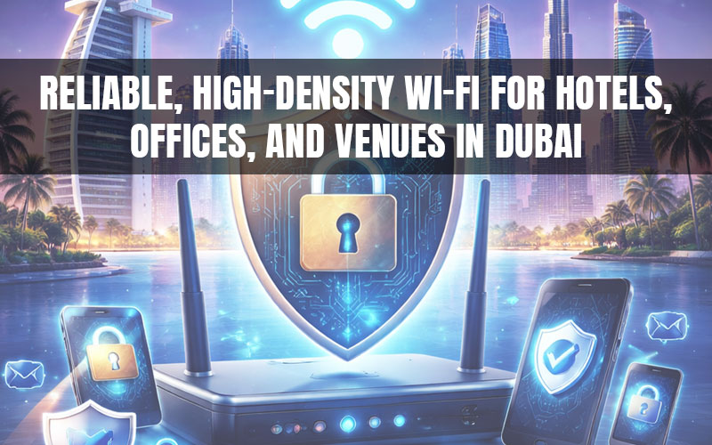 Reliable, High-Density Wi-Fi for Hotels, Offices, and Venues in Dubai